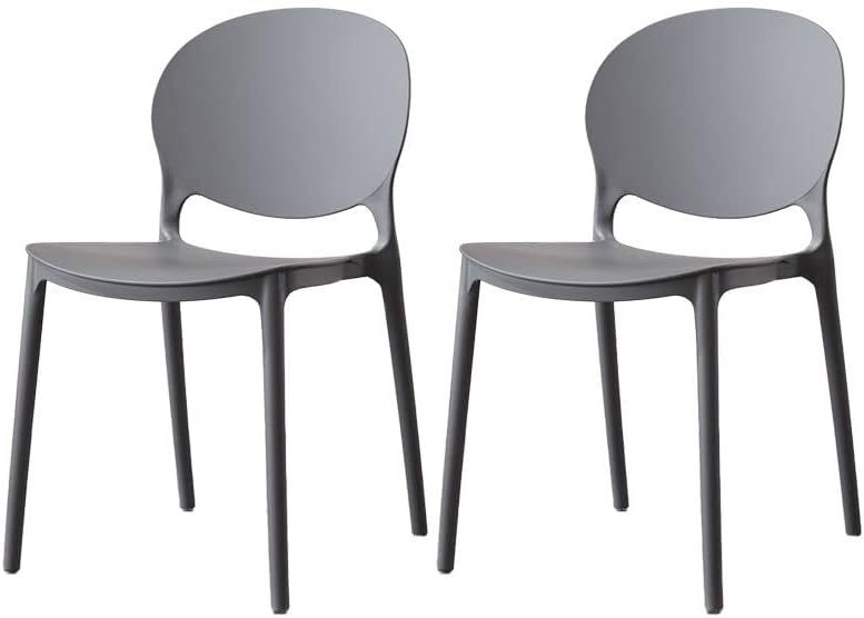 Armless Stackable Plastic Chair