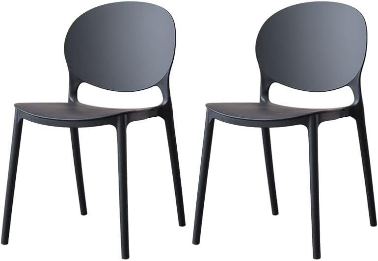 Armless Stackable Plastic Chair