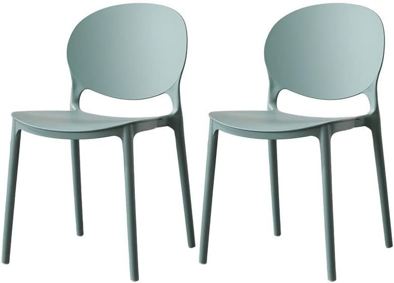 Armless Stackable Plastic Chair