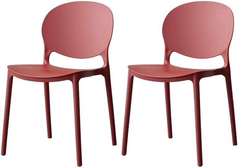 Armless Stackable Plastic Chair
