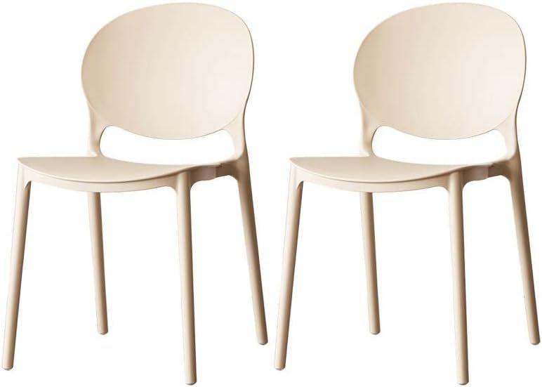 Armless Stackable Plastic Chair
