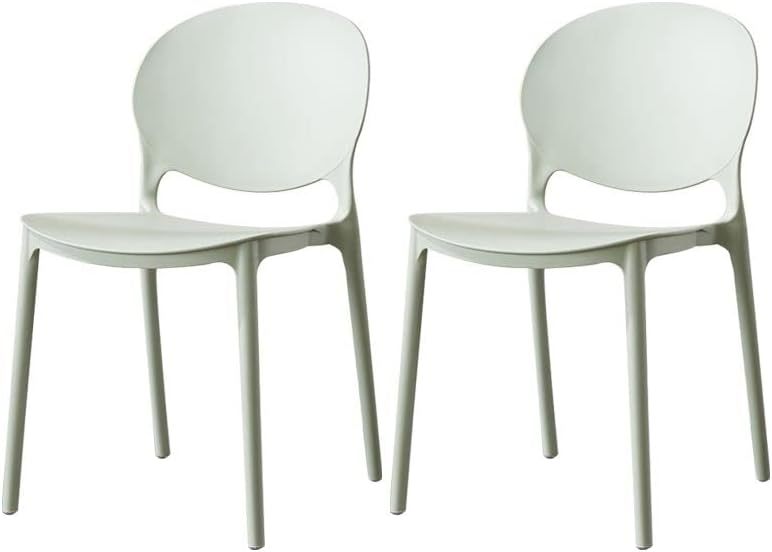 Armless Stackable Plastic Chair