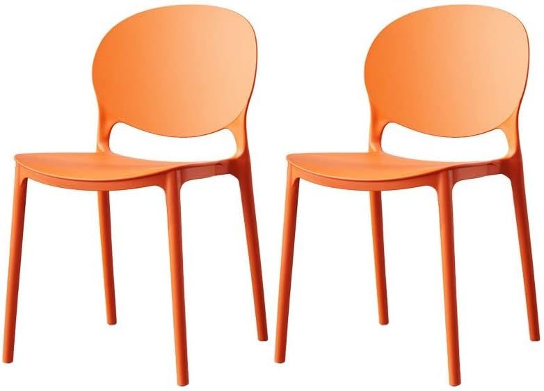 Armless Stackable Plastic Chair