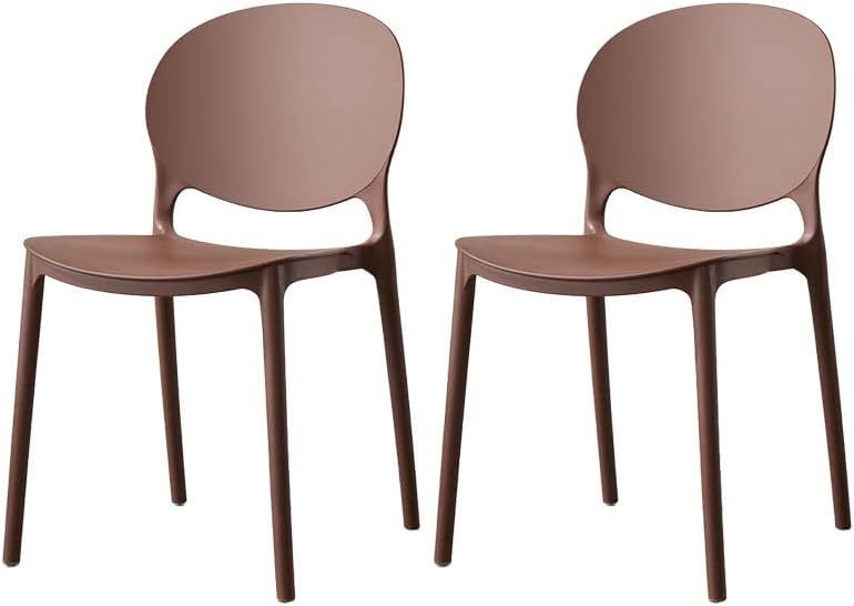Armless Stackable Plastic Chair