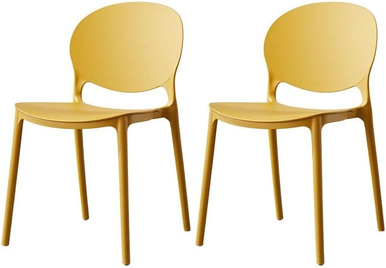 Armless Stackable Plastic Chair