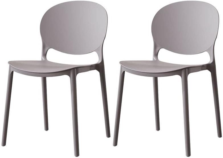 Armless Stackable Plastic Chair