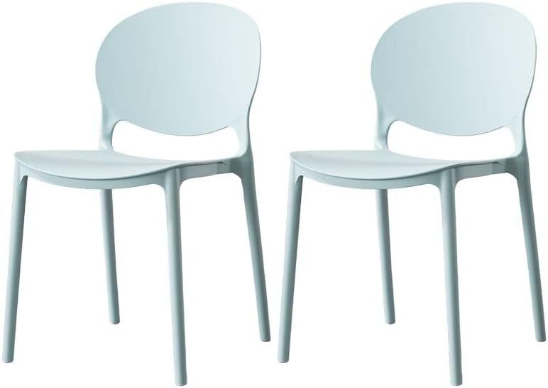 Armless Stackable Plastic Chair