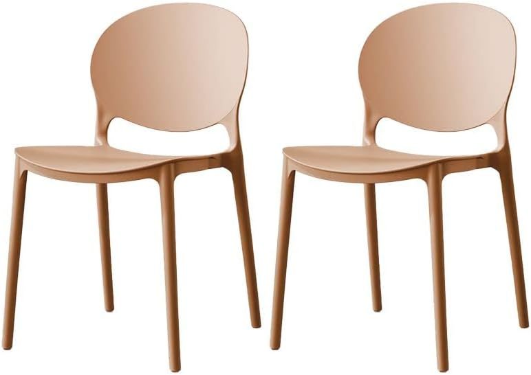Armless Stackable Plastic Chair
