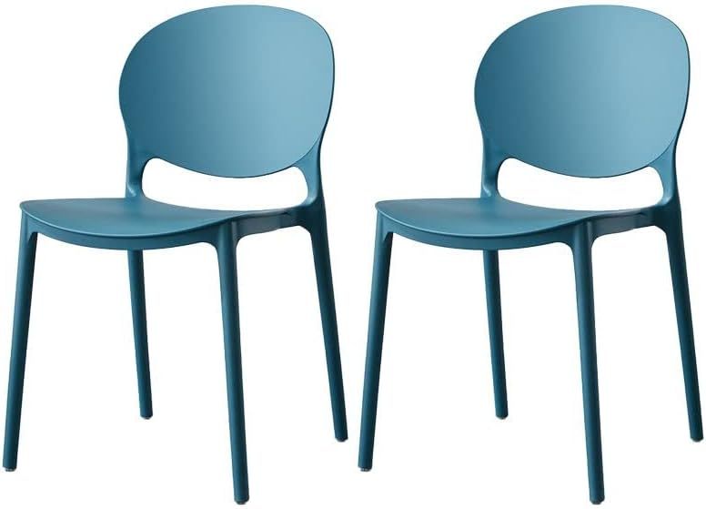 Armless Stackable Plastic Chair