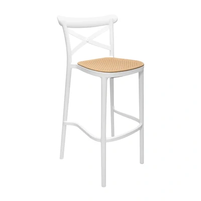 Crossback bar stool