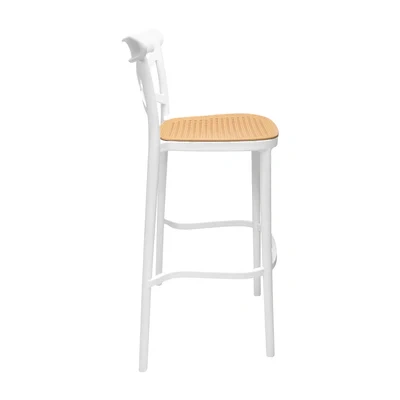 Crossback bar stool