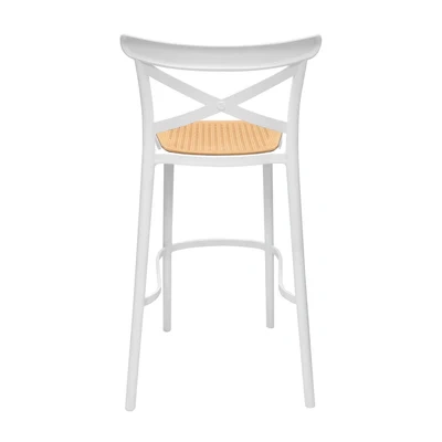 Crossback bar stool
