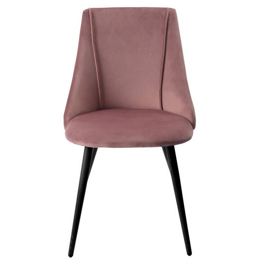 Dining chairs velvet cushion home chair metal legs