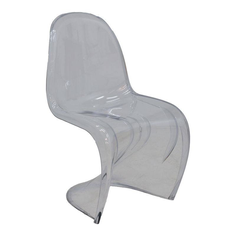 Crystal Clear S-shaped Chair