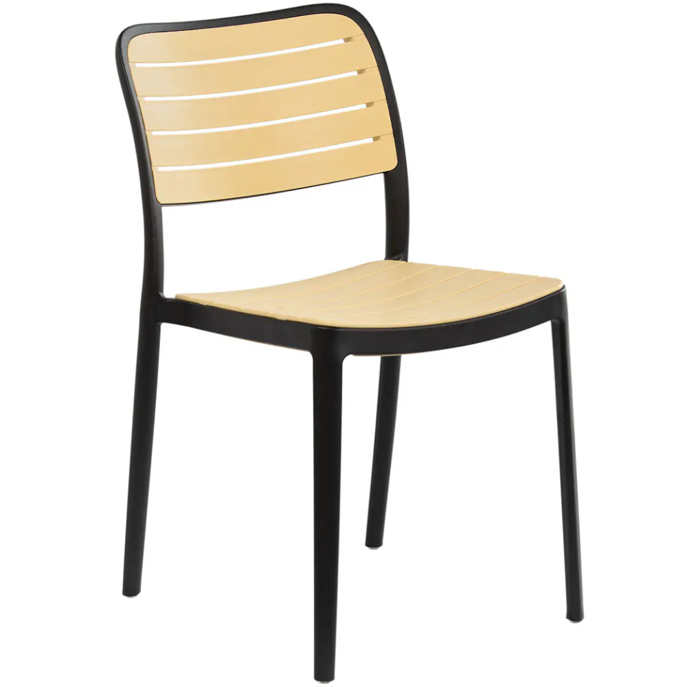 Outdoor Rattan Effect Plastic  Chairs