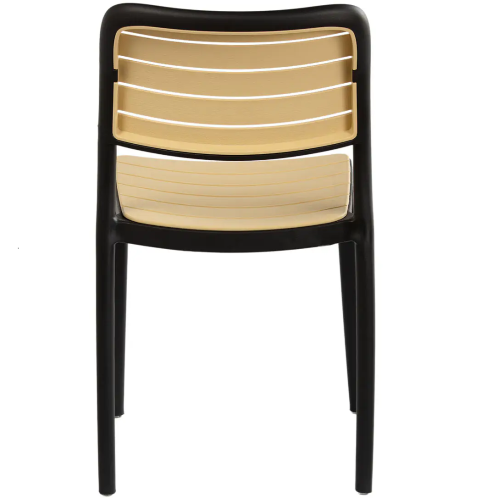 Outdoor Rattan Effect Plastic  Chairs