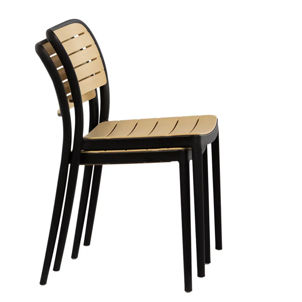 Outdoor Rattan Effect Plastic  Chairs