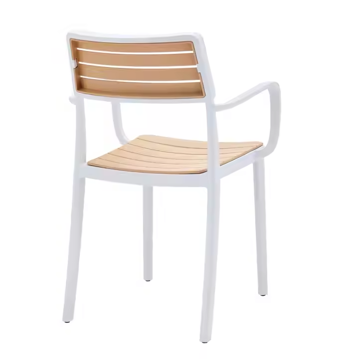 Outdoor Plastic Rattan Effect Arm  Chair