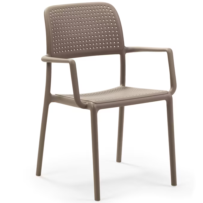 Bora Bistrot Stacking Resin Dining Arm Chair