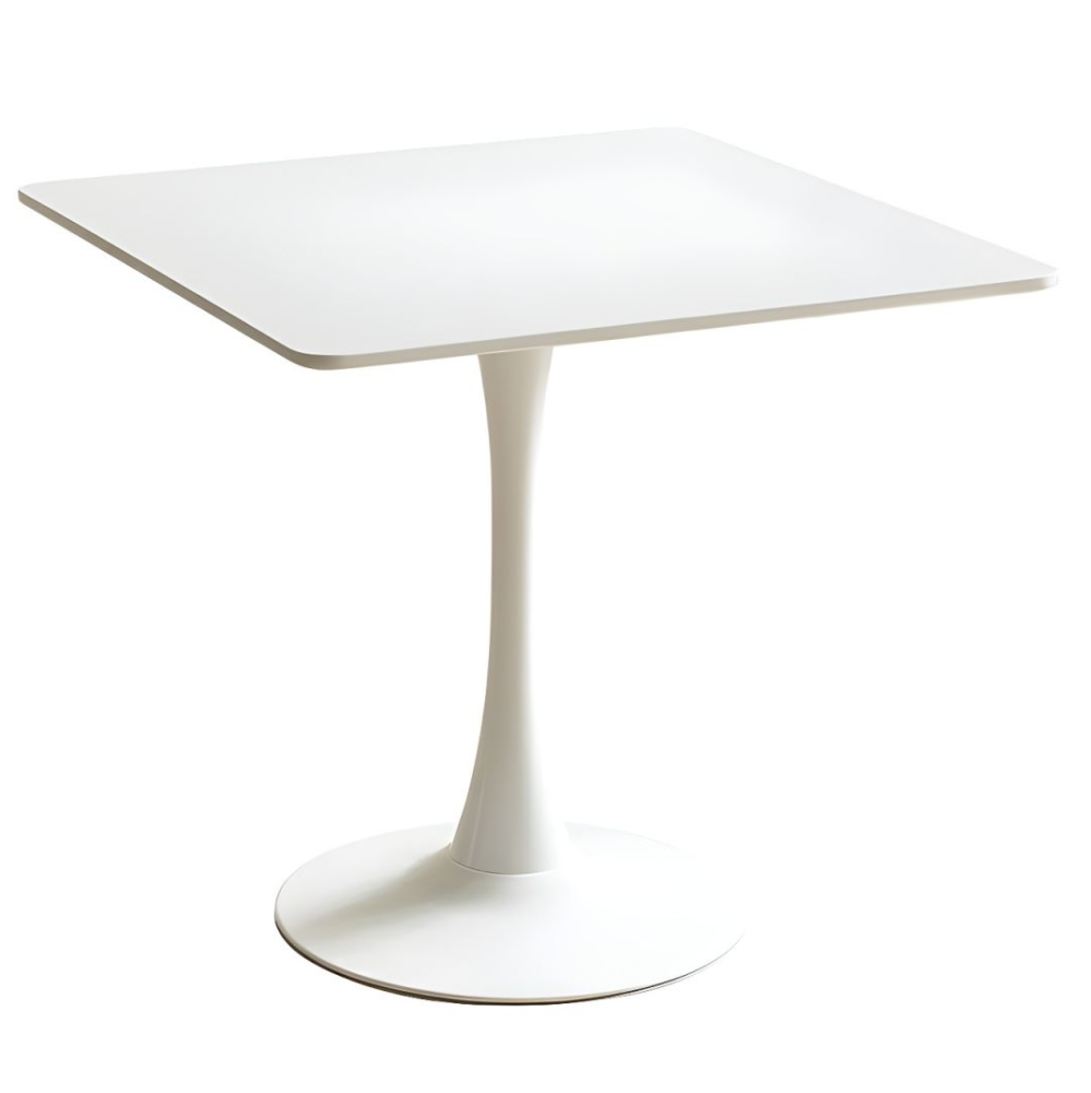 Square Modern Dining Table Pedestal Tulip Table Mid Century Coffee Table