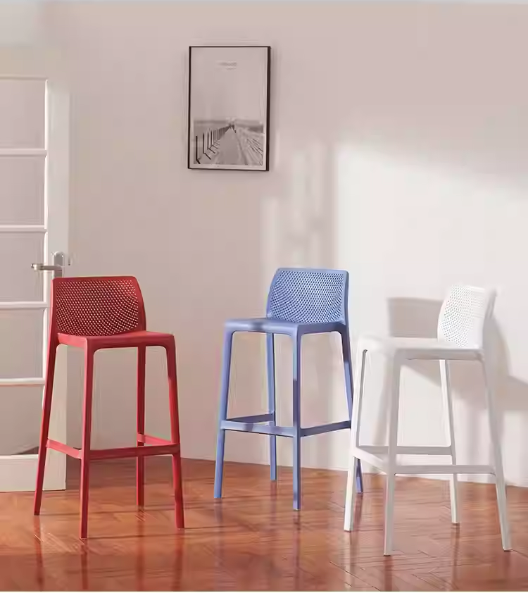 Nordic Design Stackable Bar Stool