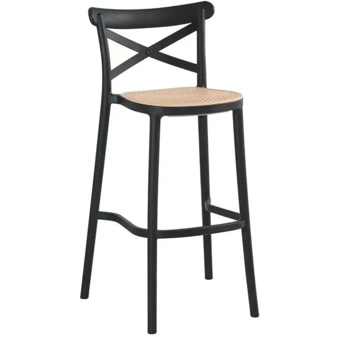 Crossback bar stool