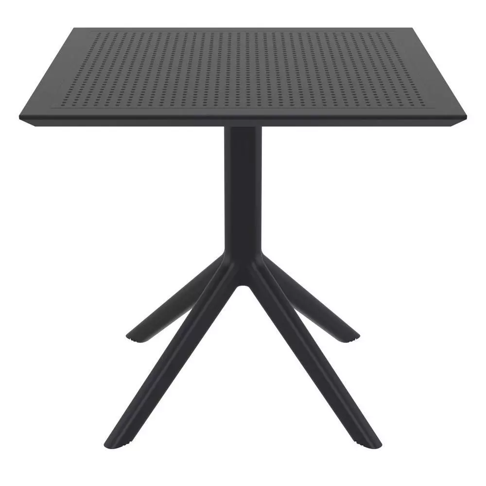 Sky Commercial Grade Indoor / Outdoor Square Dining Table Plastic