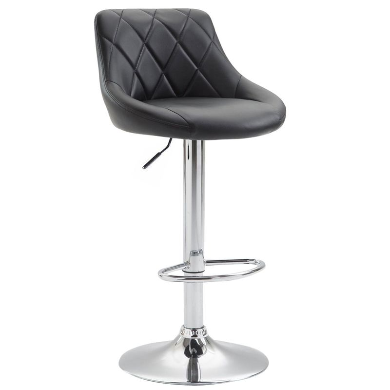 PU Leather Bar Stools Height Adjustable Bar Stools