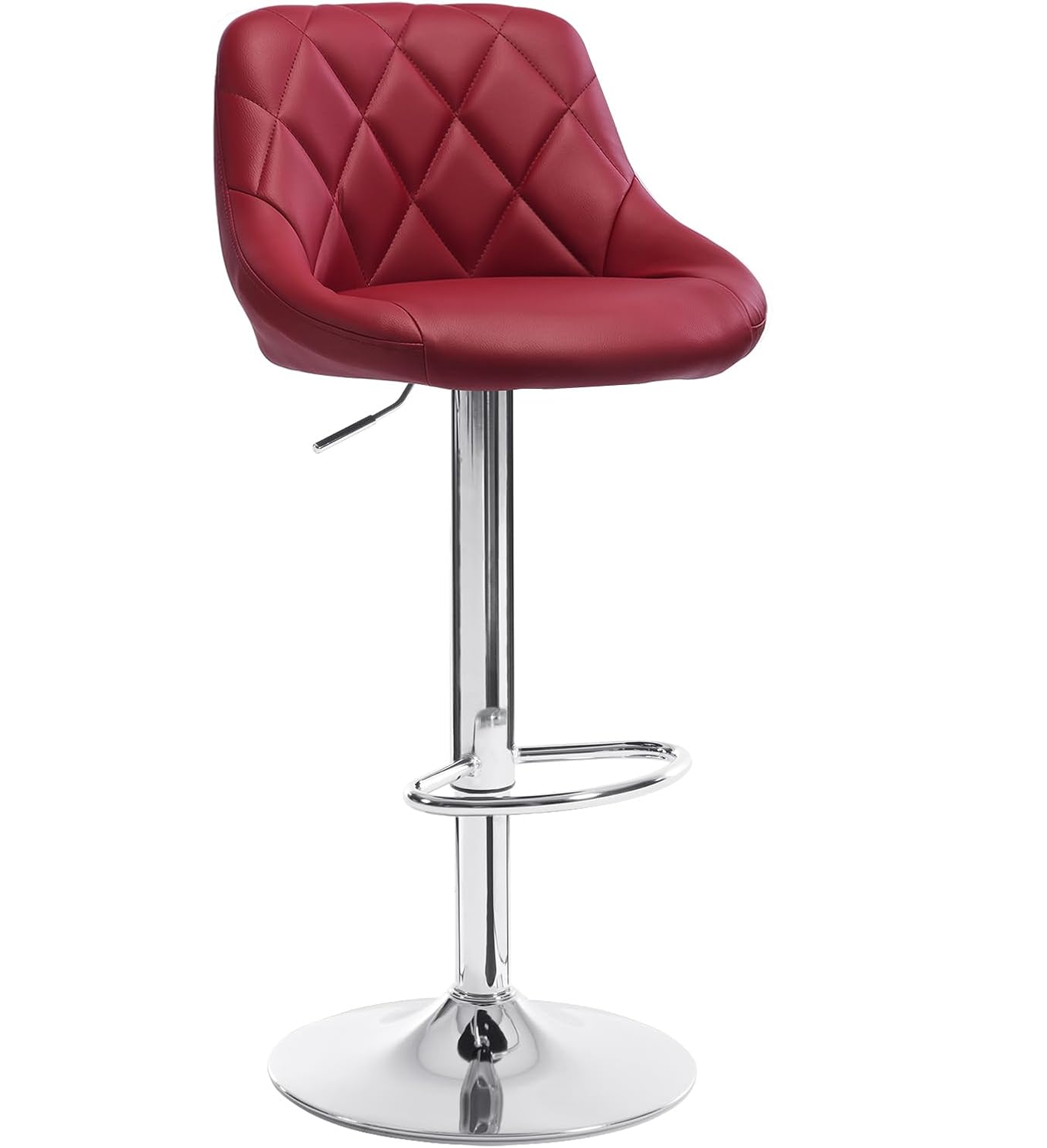 PU Leather Bar Stools Height Adjustable Bar Stools