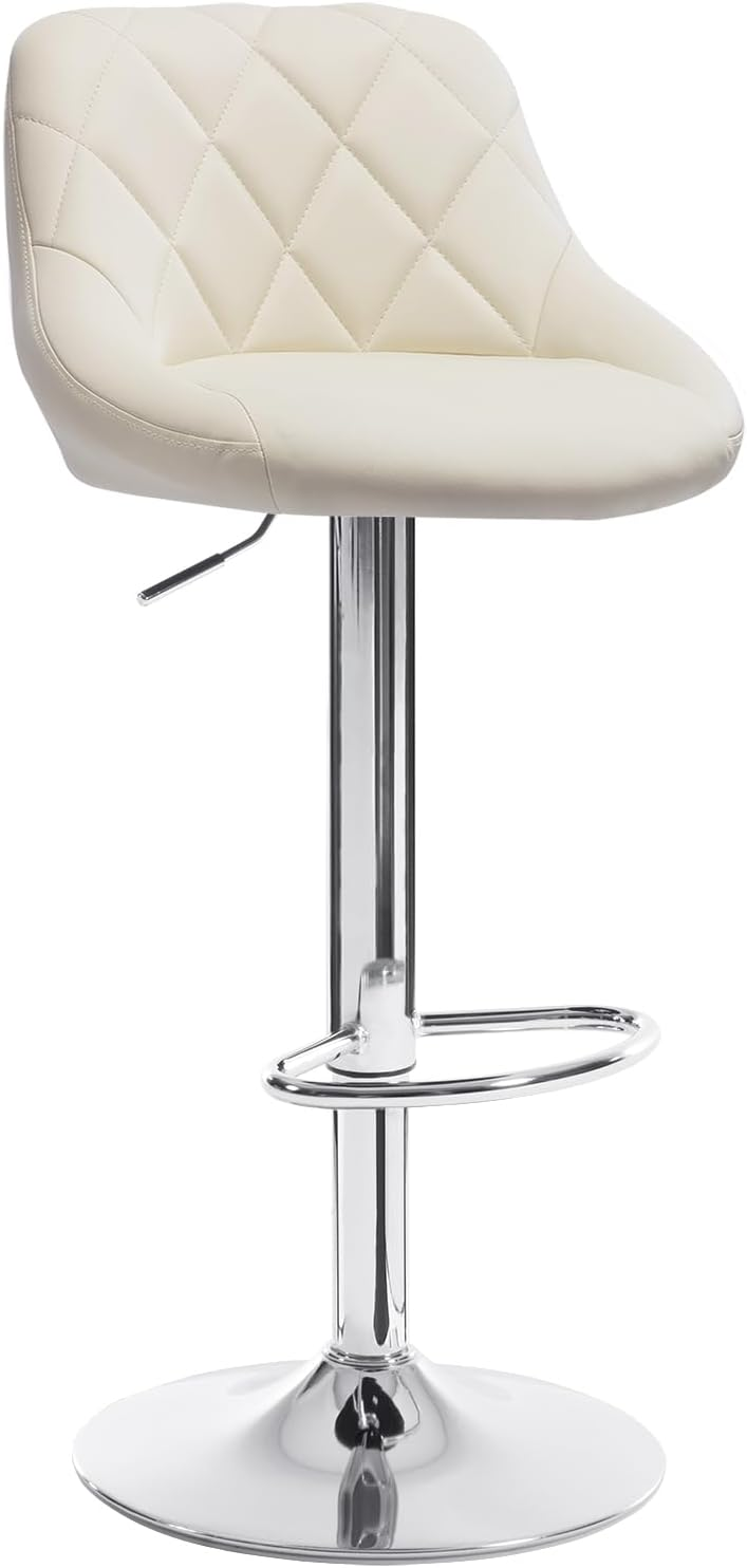PU Leather Bar Stools Height Adjustable Bar Stools