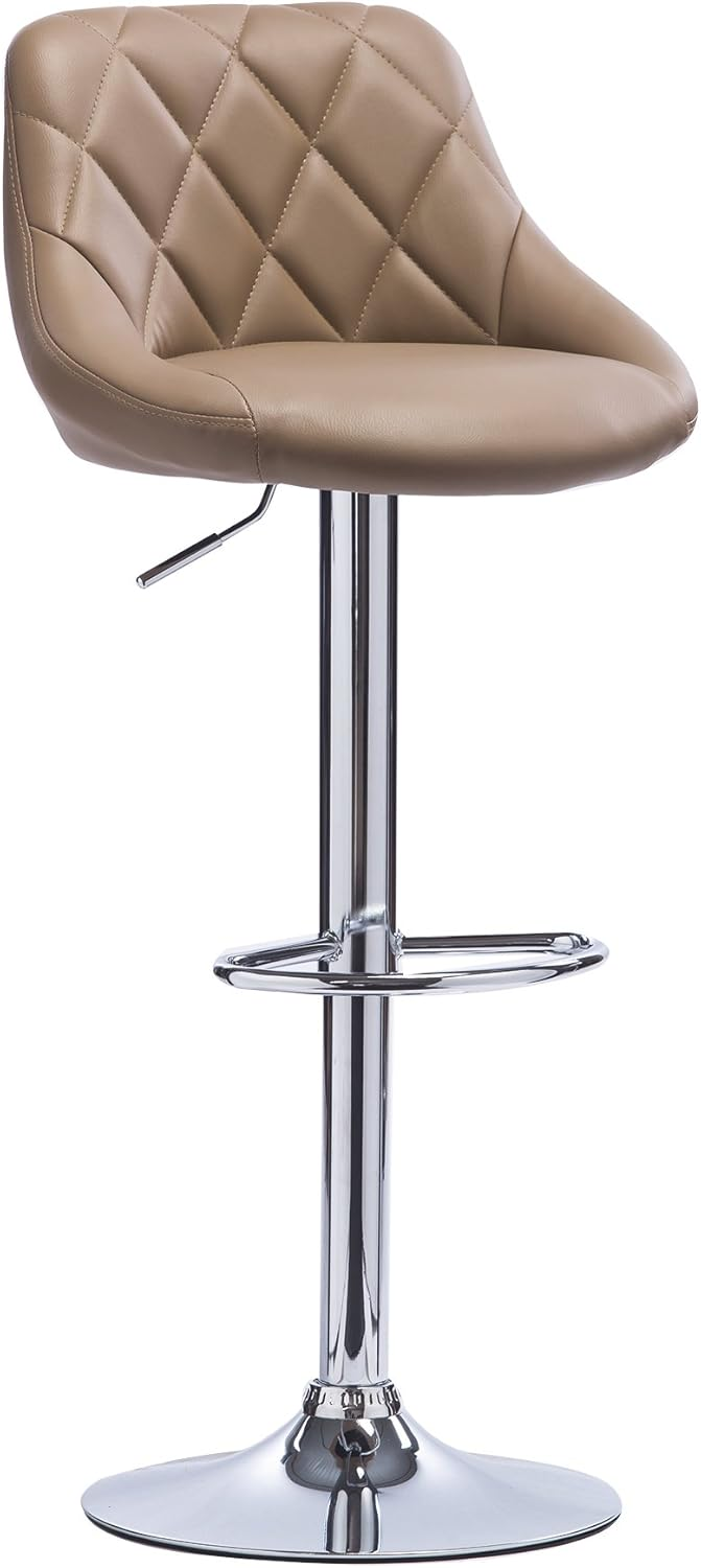 PU Leather Bar Stools Height Adjustable Bar Stools