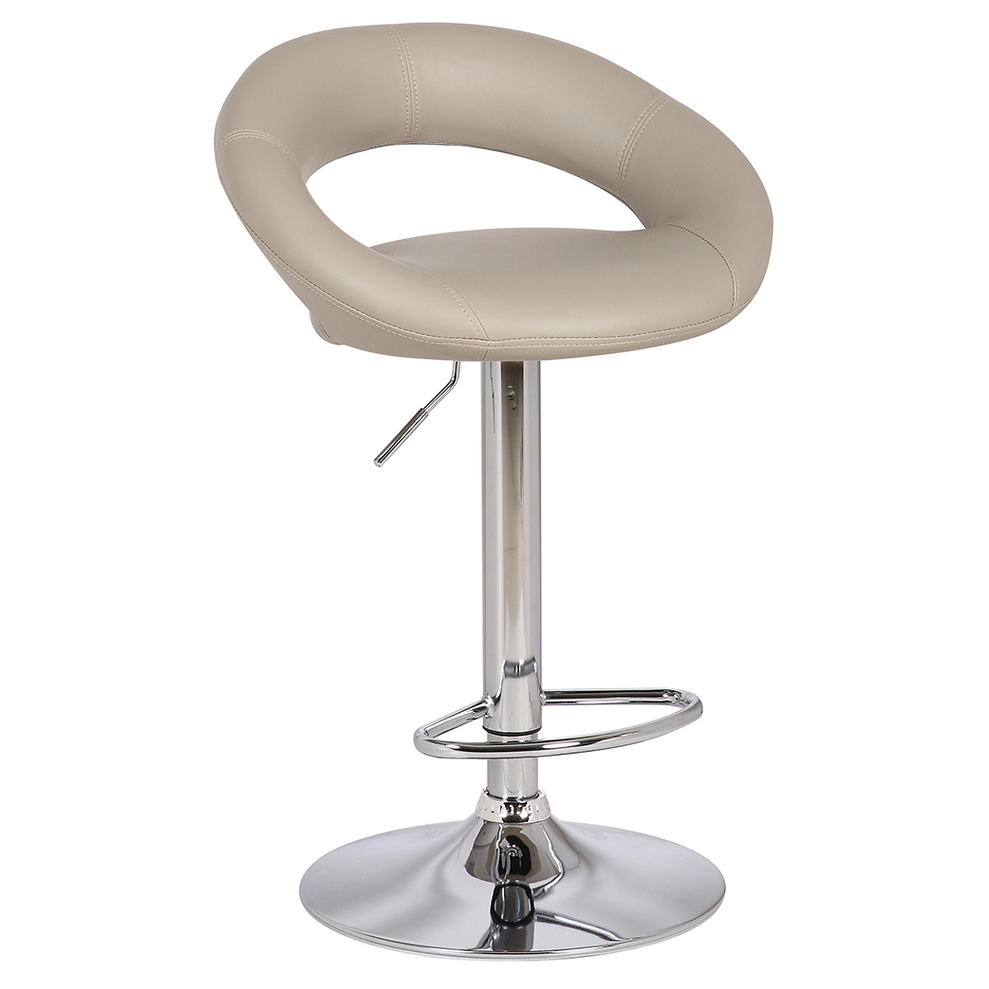 PU Leather Bar Stools Height Adjustable Bar Stools