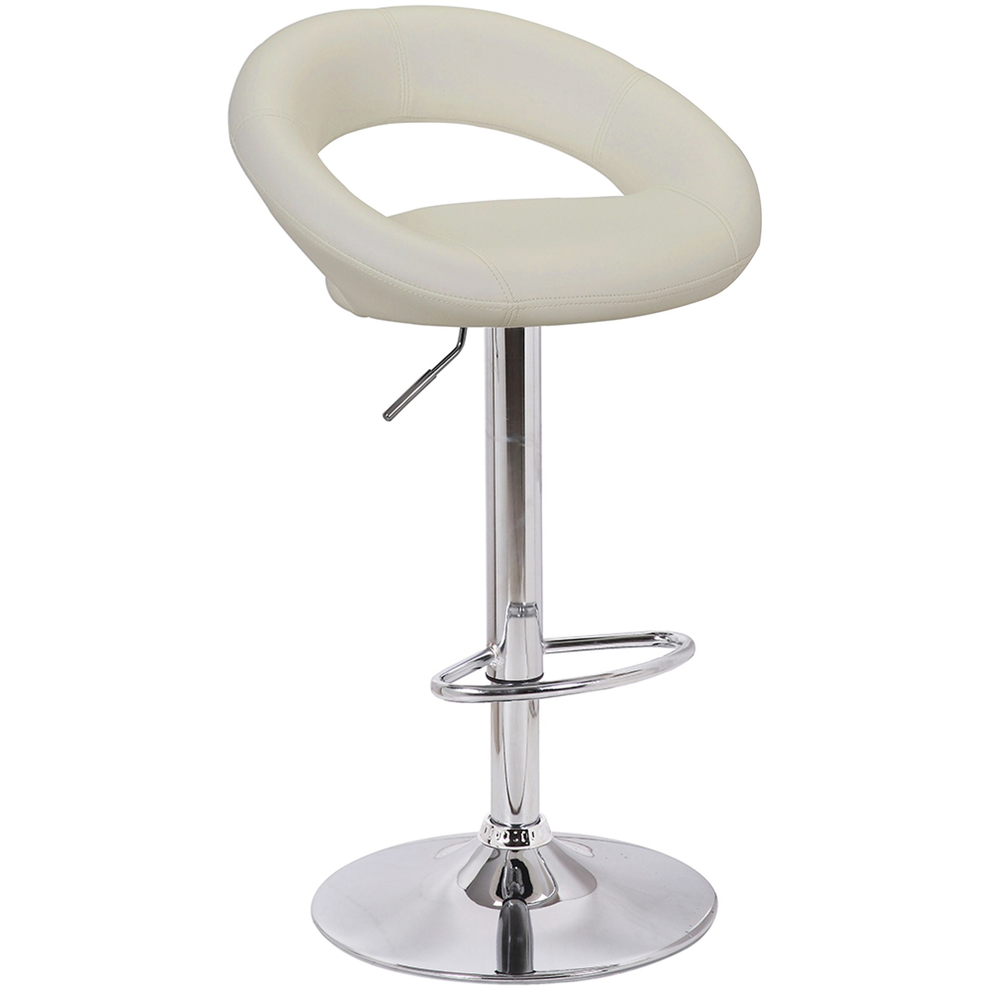 PU Leather Bar Stools Height Adjustable Bar Stools