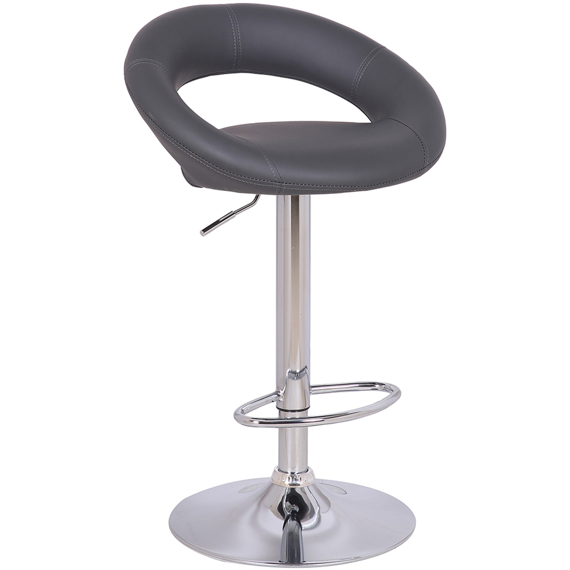 PU Leather Bar Stools Height Adjustable Bar Stools