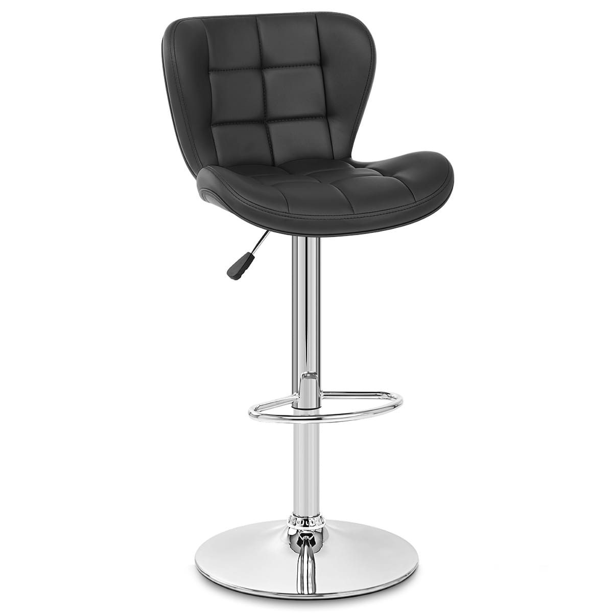 High Back PU Leather Bar Stool