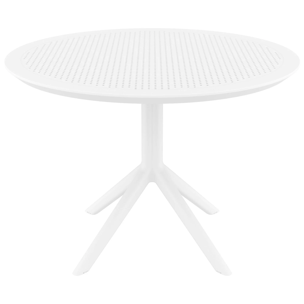 Plastic Sky Commercial Grade Indoor Outdoor Round Dining Table