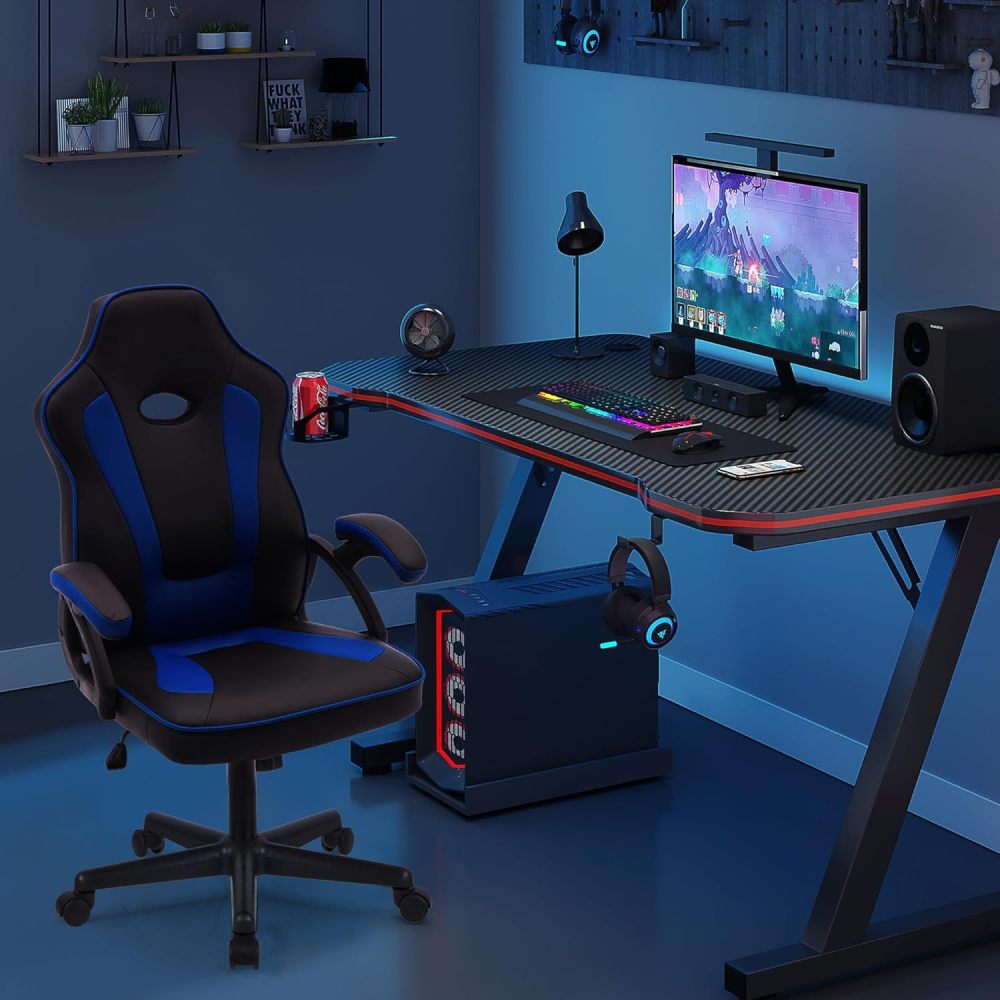Ergonomic Office Gaming Desk Chair with Wheels 360° Swivel Chair