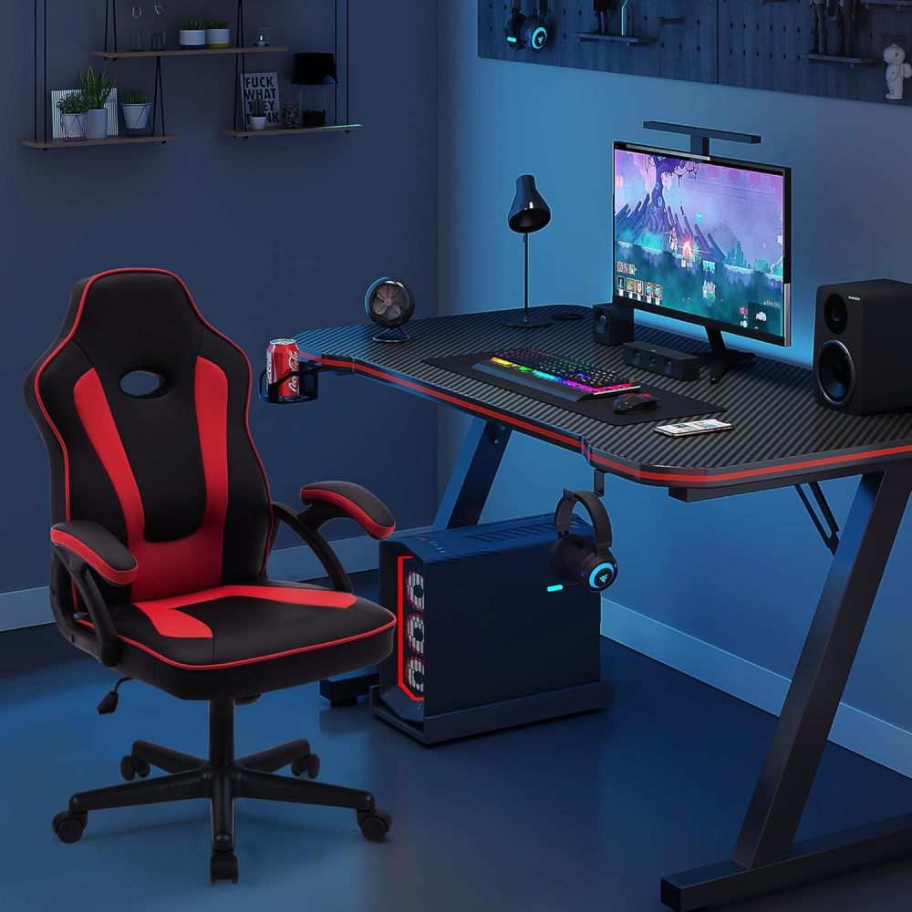 Ergonomic Office Gaming Desk Chair with Wheels 360° Swivel Chair