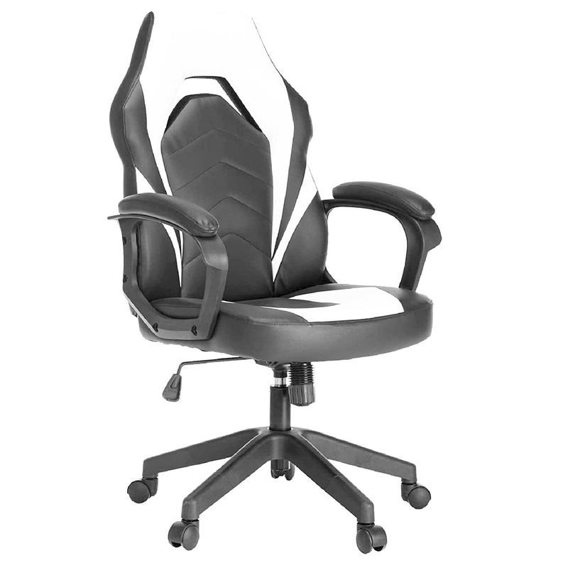 Red Leather E-Sport Gaming Office Chair Swivel Computer Chair