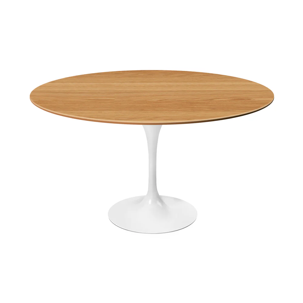Natural Wood Top Tulip Table Diameter 100cm