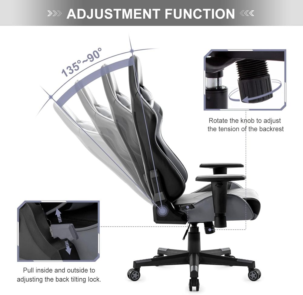 Ergonomic Gaming Seat Racing Office Chair Gamer Chair