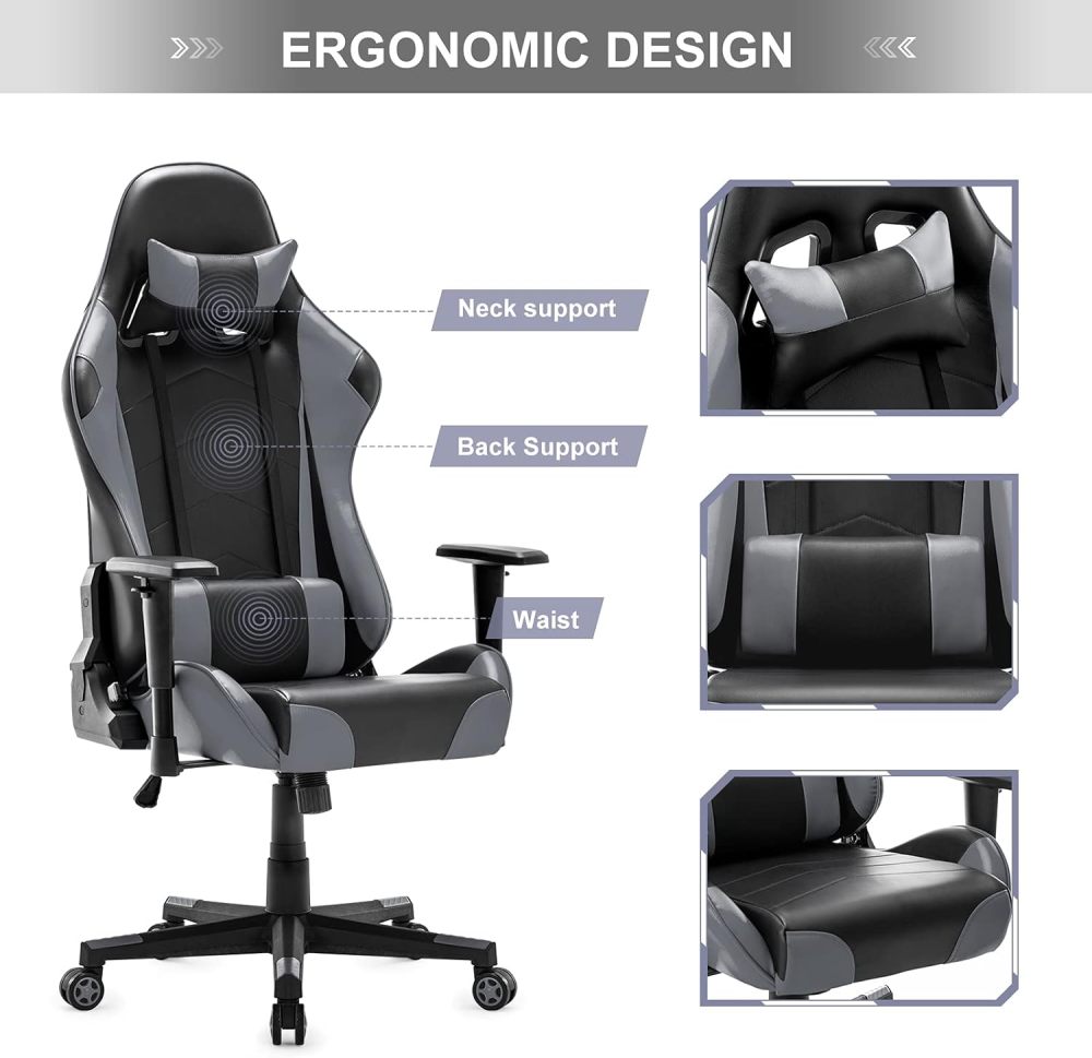 Ergonomic Gaming Seat Racing Office Chair Gamer Chair