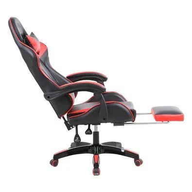 Gaming chair with footrest