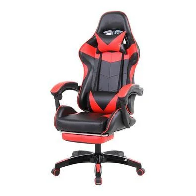 Gaming chair with footrest