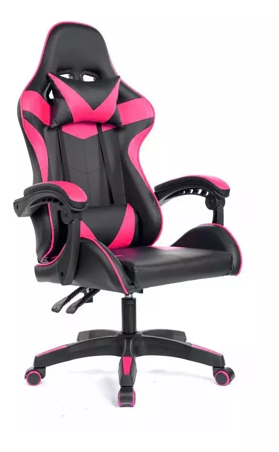 Reclining Gamer Chair with 3D Swivel Armrest and Pad
