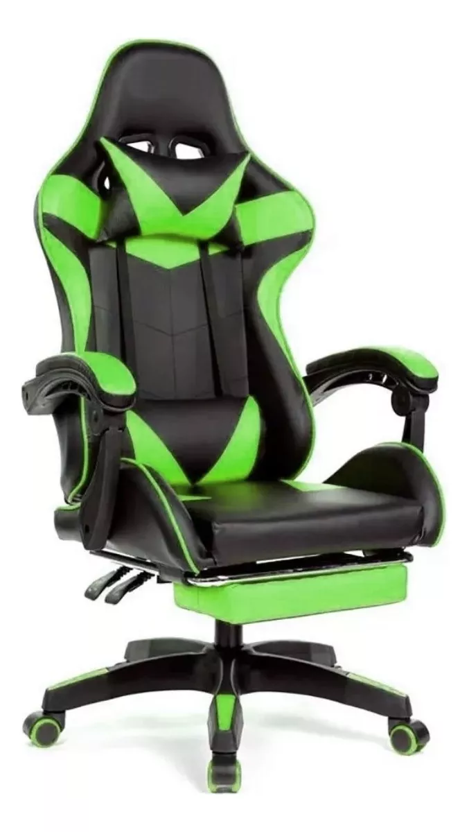 Reclining Gamer Chair with 3D Swivel Armrest and Pad