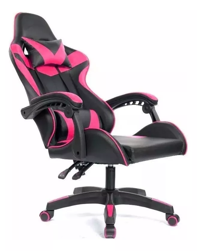 Reclining Gamer Chair with 3D Swivel Armrest and Pad