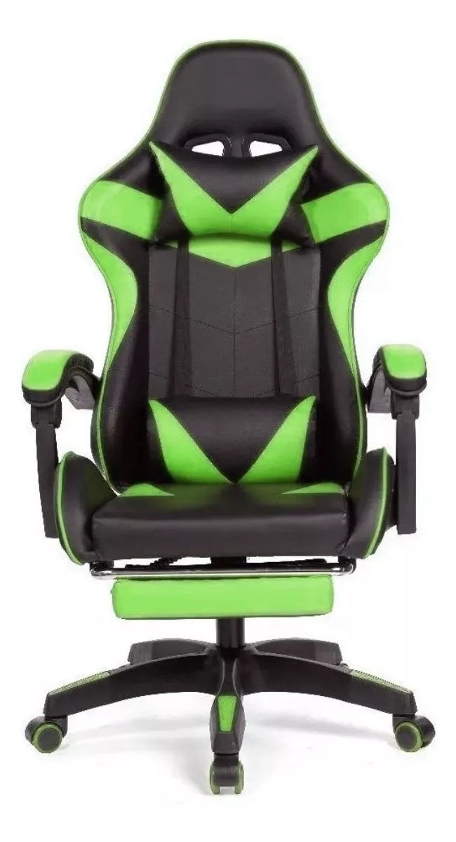 Reclining Gamer Chair with 3D Swivel Armrest and Pad