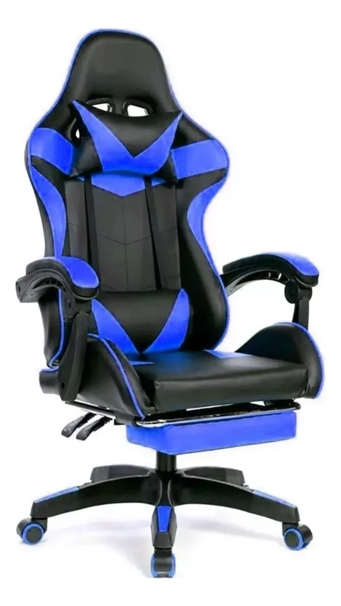 Reclining Gamer Chair with 3D Swivel Armrest and Pad
