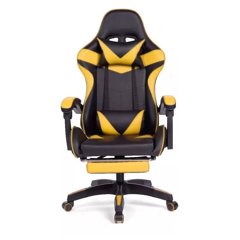 Reclining Gamer Chair with 3D Swivel Armrest and Pad